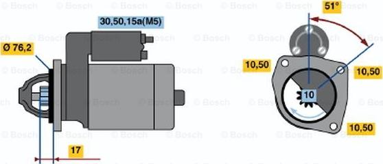 BOSCH 0 001 108 020 - Başlanğıc furqanavto.az