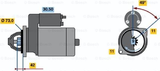 BOSCH 0 001 108 144 - Başlanğıc furqanavto.az