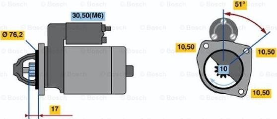 BOSCH 0 001 108 155 - Başlanğıc furqanavto.az