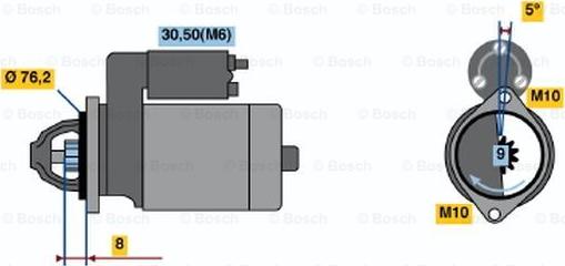 BOSCH 0 001 108 156 - Başlanğıc furqanavto.az