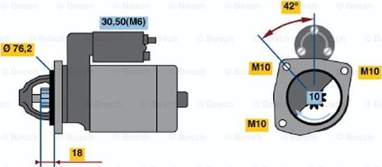 BOSCH 0 001 108 139 - Başlanğıc furqanavto.az