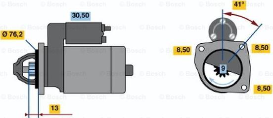 BOSCH 0 001 108 136 - Başlanğıc furqanavto.az