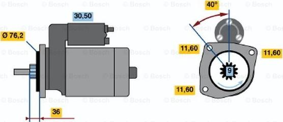 BOSCH 0 001 108 127 - Başlanğıc furqanavto.az