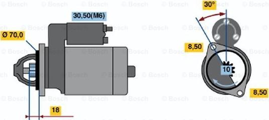 BOSCH 0 001 108 217 - Başlanğıc furqanavto.az