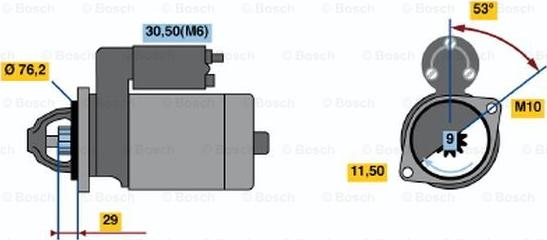 BOSCH 0 001 107 425 - Başlanğıc furqanavto.az