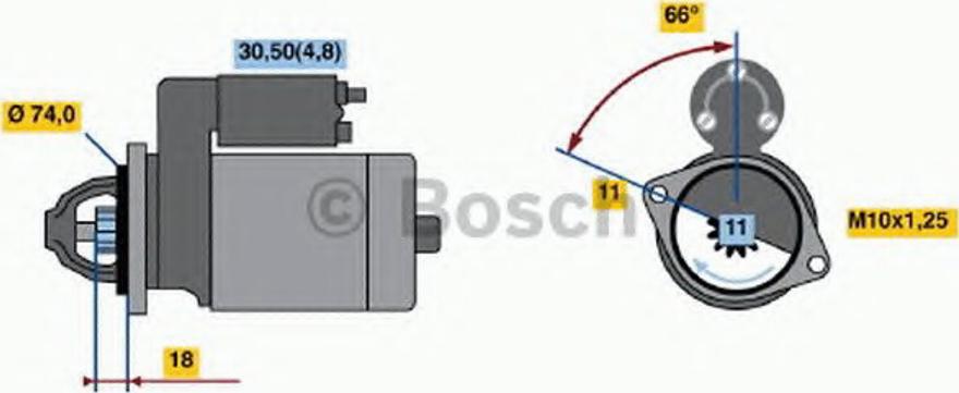 BOSCH 0 001 107 088 - Başlanğıc furqanavto.az