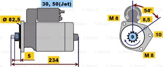 BOSCH 0 001 107 025 - Başlanğıc furqanavto.az