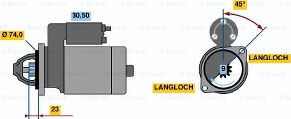 BOSCH 0 001 108 181 - Başlanğıc furqanavto.az