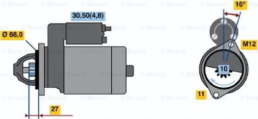 BOSCH 0 001 115 056 - Başlanğıc furqanavto.az