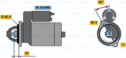 BOSCH 0 001 110 060 - Başlanğıc furqanavto.az