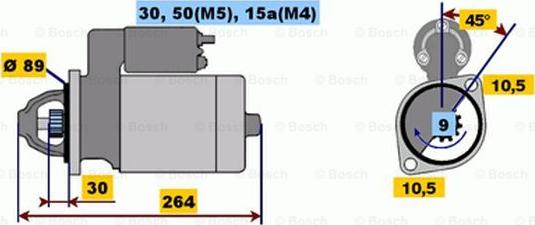 BOSCH 0 001 110 111 - Başlanğıc furqanavto.az