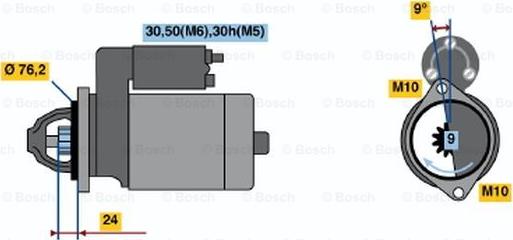 BOSCH 0 001 110 071 - Başlanğıc furqanavto.az