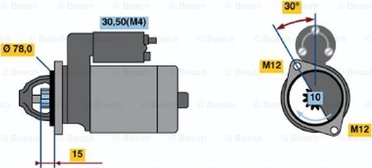 BOSCH 0 001 110 113 - Başlanğıc furqanavto.az