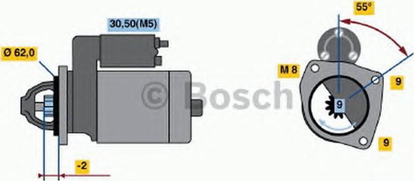 BOSCH 0001112041 - Başlanğıc furqanavto.az