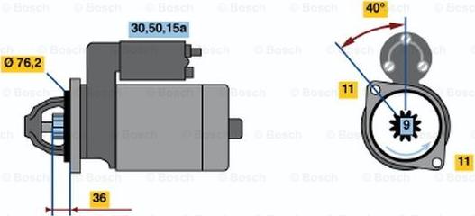 BOSCH 0 001 112 003 - Başlanğıc furqanavto.az