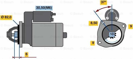 BOSCH 0 001 139 005 - Başlanğıc furqanavto.az