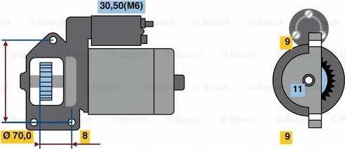 BOSCH 0 001 139 001 - Başlanğıc furqanavto.az