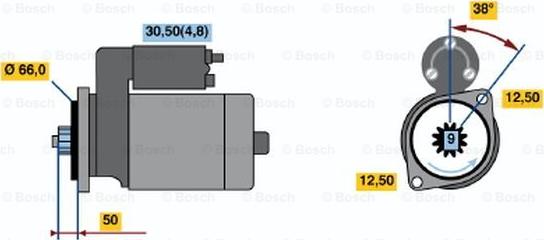 BOSCH 0 001 124 026 - Başlanğıc furqanavto.az