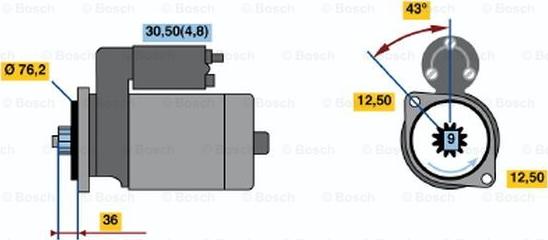 BOSCH 0 001 120 402 - Başlanğıc furqanavto.az