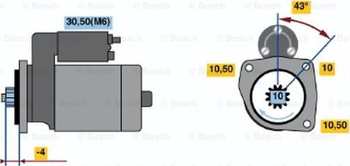 BOSCH 0 001 121 422 - Başlanğıc furqanavto.az