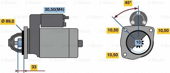 BOSCH 0 001 369 106 - Başlanğıc furqanavto.az