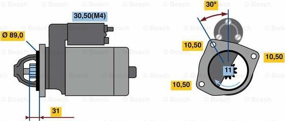 BOSCH 0 001 368 056 - Başlanğıc furqanavto.az