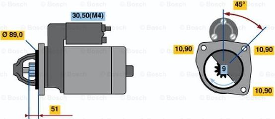 BOSCH 0 001 368 069 - Başlanğıc furqanavto.az