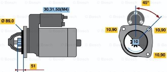 BOSCH 0 001 368 067 - Başlanğıc furqanavto.az