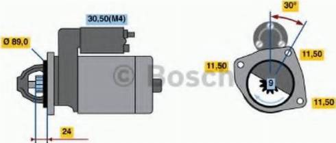 BOSCH 0 001 369 017 - Başlanğıc furqanavto.az