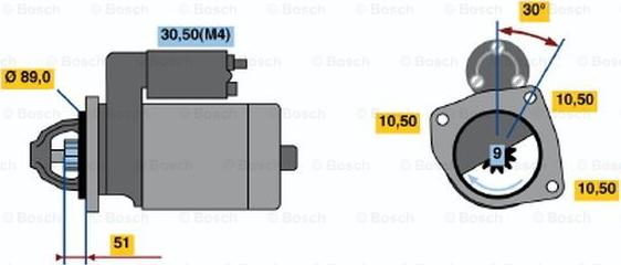 BOSCH 0 001 362 051 - Başlanğıc furqanavto.az