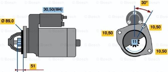 BOSCH 0 001 362 052 - Başlanğıc furqanavto.az