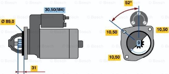 BOSCH 0 001 362 091 - Başlanğıc furqanavto.az