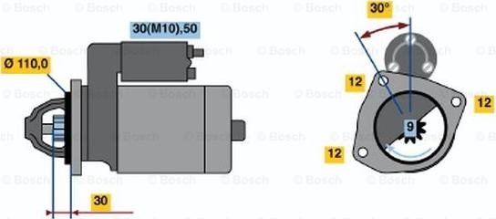 BOSCH 0 001 362 073 - Başlanğıc furqanavto.az