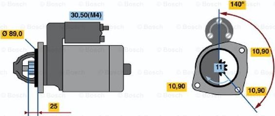 BOSCH 0 001 362 301 - Başlanğıc furqanavto.az