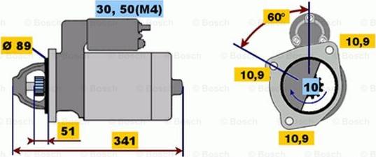 BOSCH 0 001 367 066 - Başlanğıc furqanavto.az