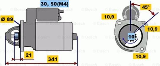 BOSCH 0 001 367 063 - Başlanğıc furqanavto.az