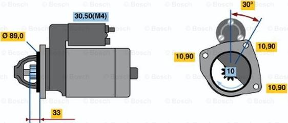 BOSCH 0 001 368 040 - Başlanğıc furqanavto.az