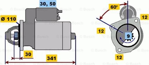 BOSCH 0 001 367 082 - Başlanğıc furqanavto.az