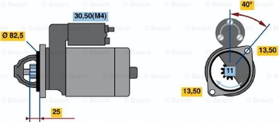 BOSCH 0 001 367 024 - Başlanğıc furqanavto.az