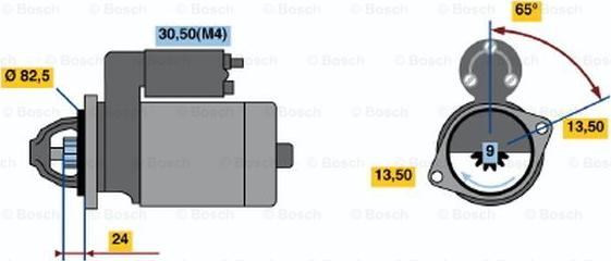 BOSCH 0 001 368 012 - Başlanğıc furqanavto.az