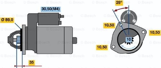 BOSCH 0 001 367 071 - Başlanğıc furqanavto.az