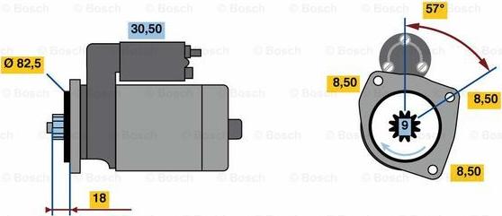 BOSCH 0 001 312 108 - Başlanğıc furqanavto.az