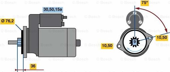 BOSCH 0 001 312 111 - Başlanğıc furqanavto.az