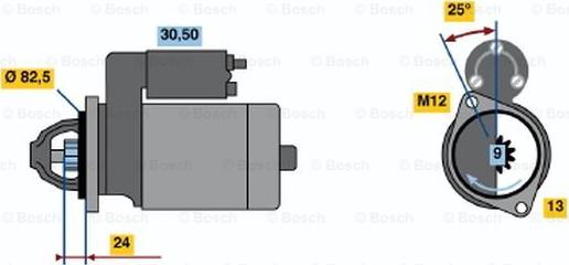 BOSCH 0 001 208 208 - Başlanğıc furqanavto.az