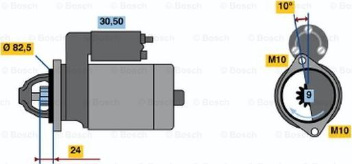 BOSCH 0 001 219 008 - Başlanğıc furqanavto.az