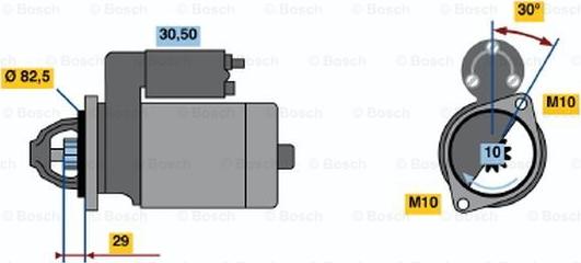 BOSCH 0 001 219 015 - Başlanğıc furqanavto.az