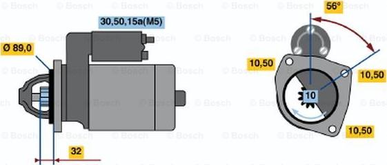 BOSCH 0 001 211 513 - Başlanğıc furqanavto.az