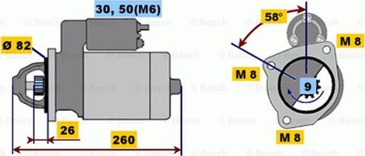 BOSCH 0 001 218 159 - Başlanğıc furqanavto.az