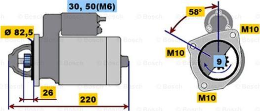 BOSCH 0 001 218 154 - Başlanğıc furqanavto.az