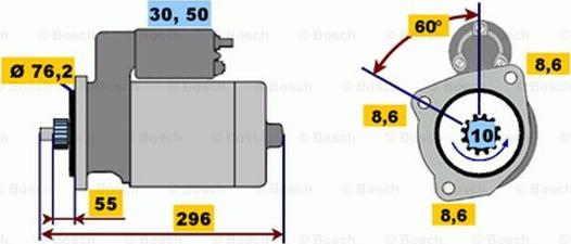 BOSCH 0 001 218 116 - Başlanğıc furqanavto.az